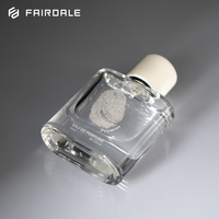Emballage personnalisé OEM ODM, flacon de parfum vide en verre de 60 ml avec bouchon en céramique