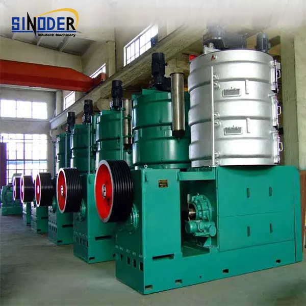 cold-pressed oil extraction machine cooking oil processing machine automatic spiral sunflower oil press