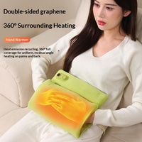 Chauffe-mains sans fil électrique rechargeable portable à chauffage rapide pour le camping en plein air et la pêche
