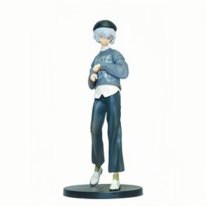 Figurine de collection <span class=keywords><strong>Rei</strong></span> <span class=keywords><strong>Ayanami</strong></span> EVA Bleue du film Neon Genesis Evangelion, en résine écologique, pour décoration de Noël - Product Image 4