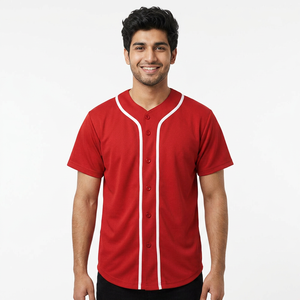 Direct Factory Supply OEM Wholesale Custom Baseball Jersey Hot Selling Sports Jersey with Sublimation Printing Reasonable Price - Product Image 1