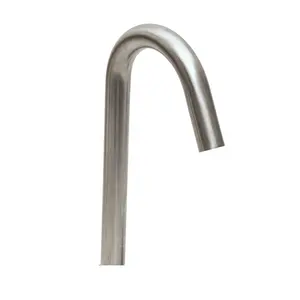 Customized Beer Dispenser Tap Stainless Steel Brushed Nickel Beer Faucet Elbow U Bend Spout Quick Coupling Pipe Fitting