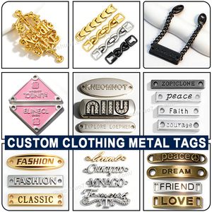 Placa <span class=keywords><strong>de</strong></span> Identificación Metálica Grabada con Láser, Personalizada con Logotipo <span class=keywords><strong>de</strong></span> <span class=keywords><strong>Marca</strong></span>, Etiqueta <span class=keywords><strong>de</strong></span> Costura para Prendas, Zapatos, Bolsos y Sombreros - Product Image 5