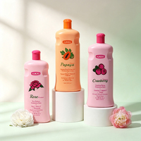 UUKKG Vente en gros de lotion corporelle personnalisée à l'extrait naturel de papaye, canneberge, lait de cacao, nourrissante, adoucissante pour les peaux sèches, soin du corps