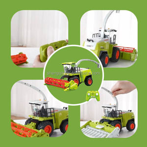 LK Toys 1/24 6CH <span class=keywords><strong>RC</strong></span> Tracteur Farmer Car Alloy Wheat Harvester 2.4G Remote Controller avec Light & Sound - Product Image 4