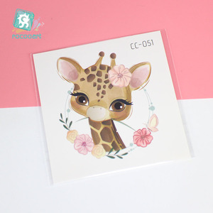 Premi scolastici regali dei cartoni animati simpatici simpatici <span class=keywords><strong>cani</strong></span> gatti divertenti <span class=keywords><strong>tatuaggi</strong></span> temporanei adesivi forniture animali cucciolo tatuaggio adesivi - Product Image 4