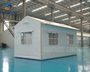 Tienda de campaña inflable hermética de tela Oxford con bomba de mano - Product Image 1