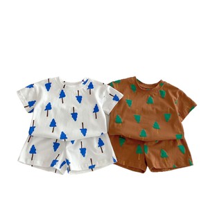 Nuovo Set di abbigliamento Casual a maniche corte in due pezzi estivo a stampa digitale forestale per uomo donna e bambino - Product Image 1