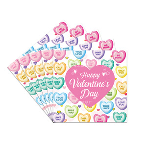 Assiettes en papier pour la Saint-Valentin, forme cœur, jetables, taille moyenne, vaisselle de fête pour célébration en intérieur - Product Image 5