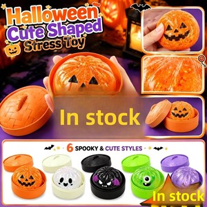 Juguete antiestrés con diseño de fantasma de Halloween, en forma de panecillo al vapor, de 85 cm, en caja de color, el más vendido para exportación. - Product Image 4