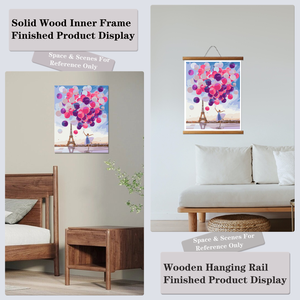 Kit de Arte en Lienzo para Pintar por Números, Globo, Torre Eiffel, Rectangular, Moderno, Pintura al Óleo DIY para Adultos y Niños - Product Image 6