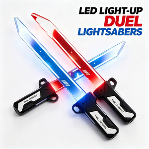 <span class=keywords><strong>Sabre</strong></span> <span class=keywords><strong>Laser</strong></span> Rétractable Lumineux à Double Tête avec Effets Sonores et Clignotants, Design <span class=keywords><strong>Laser</strong></span> de Combat pour Enfants et Adultes - Offre Spéciale - Product Image 1