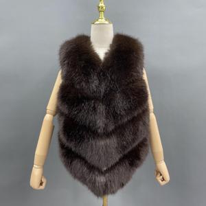 Fournisseur d'usine Janefur <span class=keywords><strong>Gilet</strong></span> en <span class=keywords><strong>fourrure</strong></span> artificielle Fashion Elegant Warm Women Slim Fake Fur <span class=keywords><strong>Gilet</strong></span> - Product Image 3
