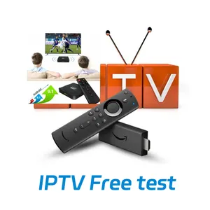 HD 2023 Tv Box Android IP-TV M3u Abonnement 12 mois Code avec Test Essai Gratuit IP-TV M3u avec Panneau de Test décodeur Android