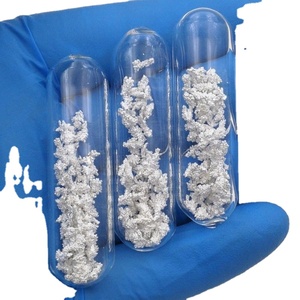 Métal Argenté 99.999%, 5 Grammes Cristal Argenté Morceaux Irréguliers en Verre - Product Image 2