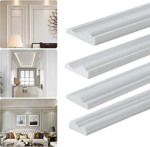 Moulure Murale Moderne en TPE, Bande Adhésive Étanche à <span class=keywords><strong>Coller</strong></span>, Décoration DIY pour Maison, Rail de Chaise, Cadre Mural de Fond pour Meuble - Product Image 4