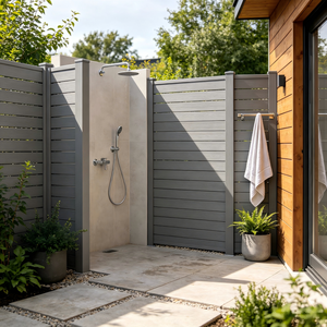 <span class=keywords><strong>Panneaux</strong></span> de clôture de jardin mobiles en vinyle 6x8 (8ftx8ft) de 7 pieds de haut avec poteaux, installation facile en <span class=keywords><strong>extérieur</strong></span>, délai de livraison de 10 jours - Product Image 6