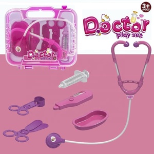 Juego de Juguetes Educativos KSF de <span class=keywords><strong>Doctor</strong></span> Pequeño, 6 Piezas, para Juego de Roles Médicos para Niños, con Inyección, Estetoscopio, Kit de Enfermera, de Plástico - Product Image 1