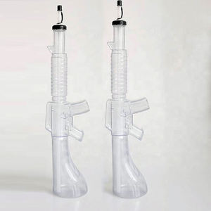 Rifles Design 1L Yard Cup Wholesale Disposable Slush Cups XXL Size Fair Novelty Drinkware with Lid and Straw - Product Image 3