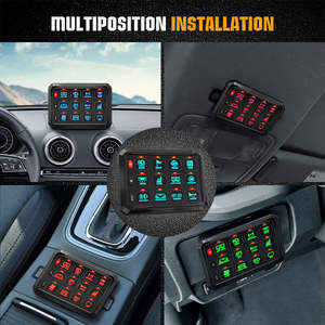 Panneau de commutation 12 gangs à écran tactile - Product Image 3