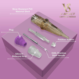 Agujas de Micropigmentación Capilar EZ V Select 1RL 3RL para Maquillaje Permanente, Certificadas CE, Esterilizadas, Cartuchos de Tatuaje PMU al por Mayor - Product Image 3