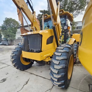Chargeuse-pelleteuse sur pneus CAT 428F d'occasion de haute qualité, d'origine japonaise, en excellent état de fonctionnement, machine de construction en bon état - Product Image 1