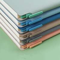 Carnet portable avec pochette pour stylo, logo personnalisé, couverture souple, carnet d'affaires