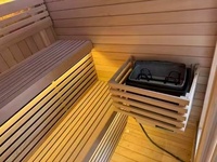 Supplier OEM untuk Ruang Sauna Luar Ruangan & Villa Modern dengan Tungku Sauna Elektrik Desain Kontemporer