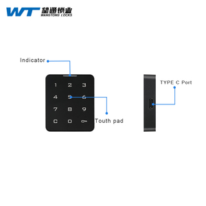 New kỹ thuật số tủ keyles khóa cho gỗ & kim loại tủ nhựa cơ thể dễ dàng cài đặt wangtong S-2047-00A1 - Product Image 3