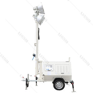 Liondi Hot Bán 9M Trailer ánh sáng tháp dễ dàng để di chuyển có thể thu vào ánh sáng cực ánh sáng tháp giá - Product Image 6