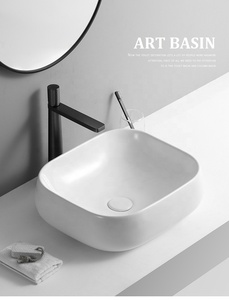 Évier de salle de bains en céramique, vasque d'art du <span class=keywords><strong>nord</strong></span> de l'europe - Product Image 4