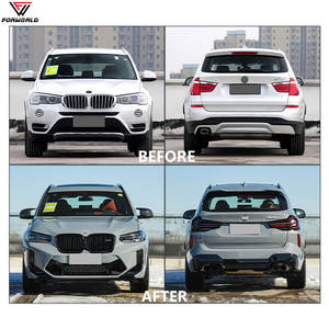 Fuente de fabricación Kit de Carrocería completa Guardabarros de rejilla de parachoques trasero delantero para <span class=keywords><strong>BMW</strong></span> F25 X3 11-17 a <span class=keywords><strong>2023</strong></span> + X3M Kit de carrocería - Product Image 3