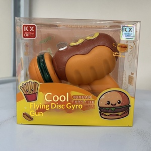 Cadeau promotionnel transfrontalier : Jouet éducatif lumineux et rotatif pour garçon et fille, thème Burger, Frites, Hot-dog, de qualité supérieure - Product Image 4