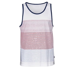 Printed Casual Men's Tank <b>Top</b> Breathable Lightweight & Comfortable Tie-Dyed 100% Cotton Material Gym Sport <b>Layering</b> High Quality - Product Image 1