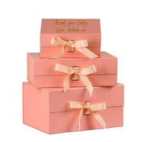 Dossiers en carton rigide sur mesure, couleur rose, avec fermeture magnétique, finition mate, matériaux recyclés, pour mariage et demoiselles d'honneur