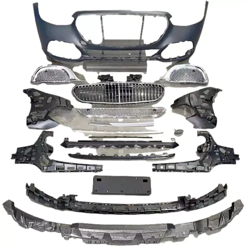 Kit carrozzeria Aftermarket per 2022 + Mercedes classe S W223 S300 S400 S450 S500 griglia paraurti lifting May S680 parti del corpo in stile