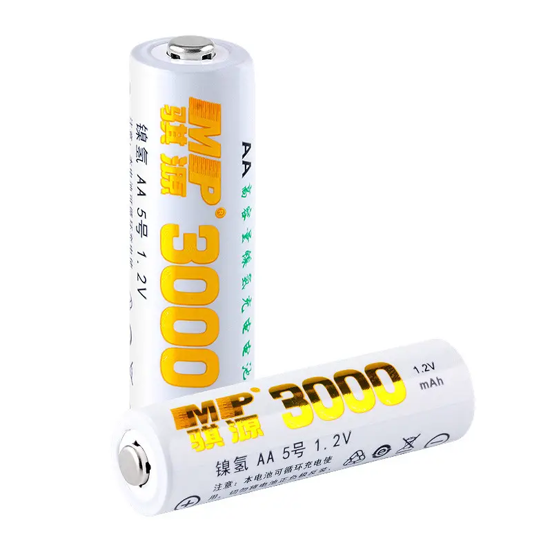 1.2V AA 배터리 3000mAh NI MH AA 사전 충전 충전식 배터리 Ni-MH 충전식 aa 배터리 장난감 카메라 마이크