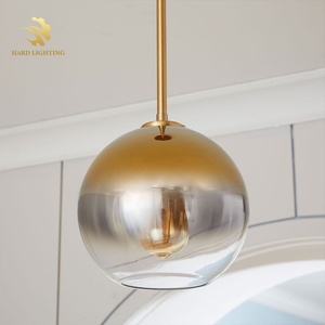 <span class=keywords><strong>Lampada</strong></span> a Sospensione Moderna con Sfera in Vetro per Interni E27, Lampadario Classico in Vetro Oro e Argento, <span class=keywords><strong>Lampada</strong></span> a Sospensione a LED con Sfera in Vetro <span class=keywords><strong>Trasparente</strong></span> - Product Image 4
