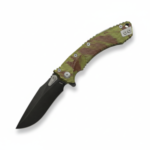 Navaja de Bolsillo Micro Tech Amphibious D2 de Acero de Alta Calidad con Mango de Aluminio y Hoja de Acero Inoxidable, Personalizable OEM para Camping - Product Image 3