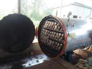 Sıcak satış mantar substrat kompost buharlı sterilizatör imbik otoklav yüksek basınçlı kap kompost için - Product Image 3