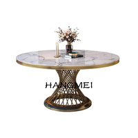 Table de mariage en verre miroir avec cadre en acier inoxydable doré tables 10 personnes pour mariage