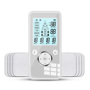 Electronic Pulse Massager Muscle Stimulator Tens Machine Ems Physiotherapy Relieve Body Joint PainTene Digital Therapy Machine