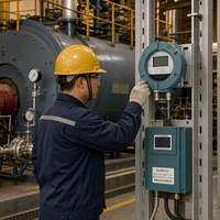 Analyseur d'oxygène à zircone ZhongYou QH-Y23, sonde de mesure de la teneur en gaz de combustion, capteur céramique en acier inoxydable, puissance élevée 150W