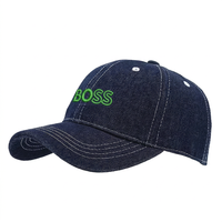 Gorra de Béisbol de Mezclilla y Algodón Unisex con Logotipo Personalizado para Hombre y Mujer, Ajustable, Ligera, Estilo Polo, Visera Curva, Gorra Tipo Dad Hat