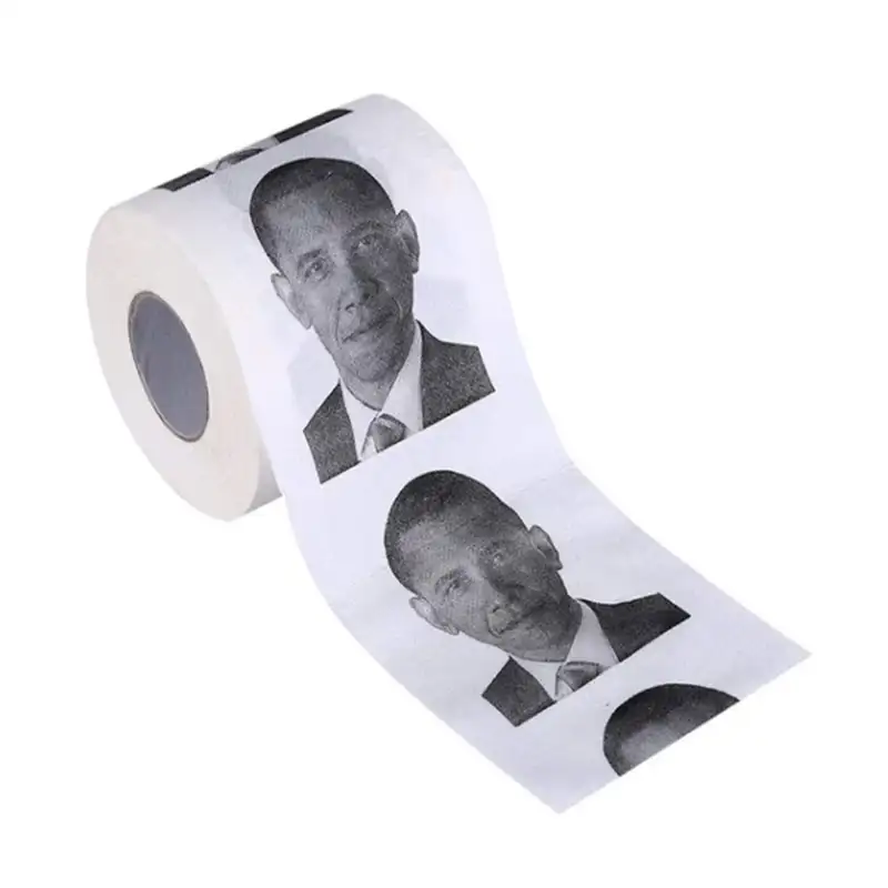 VBOX Новинка умная туалетная бумага Обама 2ply