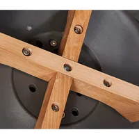 Chaises de salle à manger en plastique rembourrées avec pieds en bois de hêtre, style minimaliste moderne, pour école, restaurant, salle à manger, salon, chambre