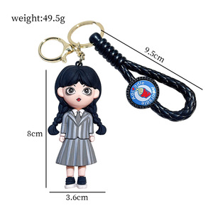 Llavero de Silicona 3D de la Serie de TV Estadounidense Familia <span class=keywords><strong>Addams</strong></span> con Figura de <span class=keywords><strong>Mano</strong></span> - Lindo Colgante para Bolsa, Regalo Promocional - Product Image 5