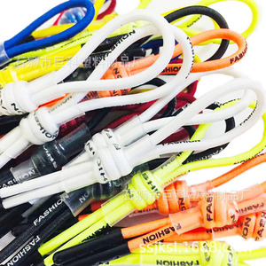 <b>Elastic</b> Rope With Letter Logo Pull Tab Colored Knotted Sleeve Metal End Clip Heat Shrink Tubing For Earphone Wire Electric Wire - Product Image 2