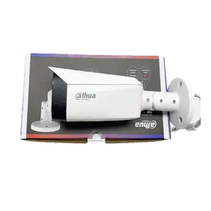Dahua 4MP 지능형 추적 경보 야외 총알 IPC-HFW3441T-AS-P 광각 180 도 오디오 고정 보안 CCTV IP 카메라
