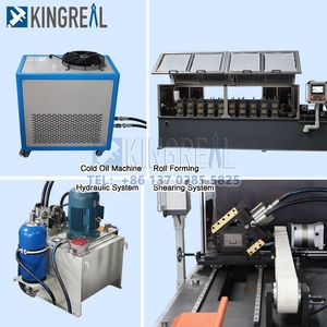 เครื่องขึ้นรูปโปรไฟล์ระบบฝ้าเพดานโลหะ เครื่องขึ้นรูปรางแบบท็อปแฮท เครื่องขึ้นรูปรางยู - Product Image 4
